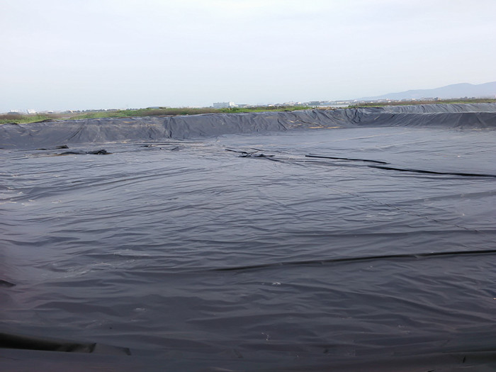 防滲膜的成品保護(hù)